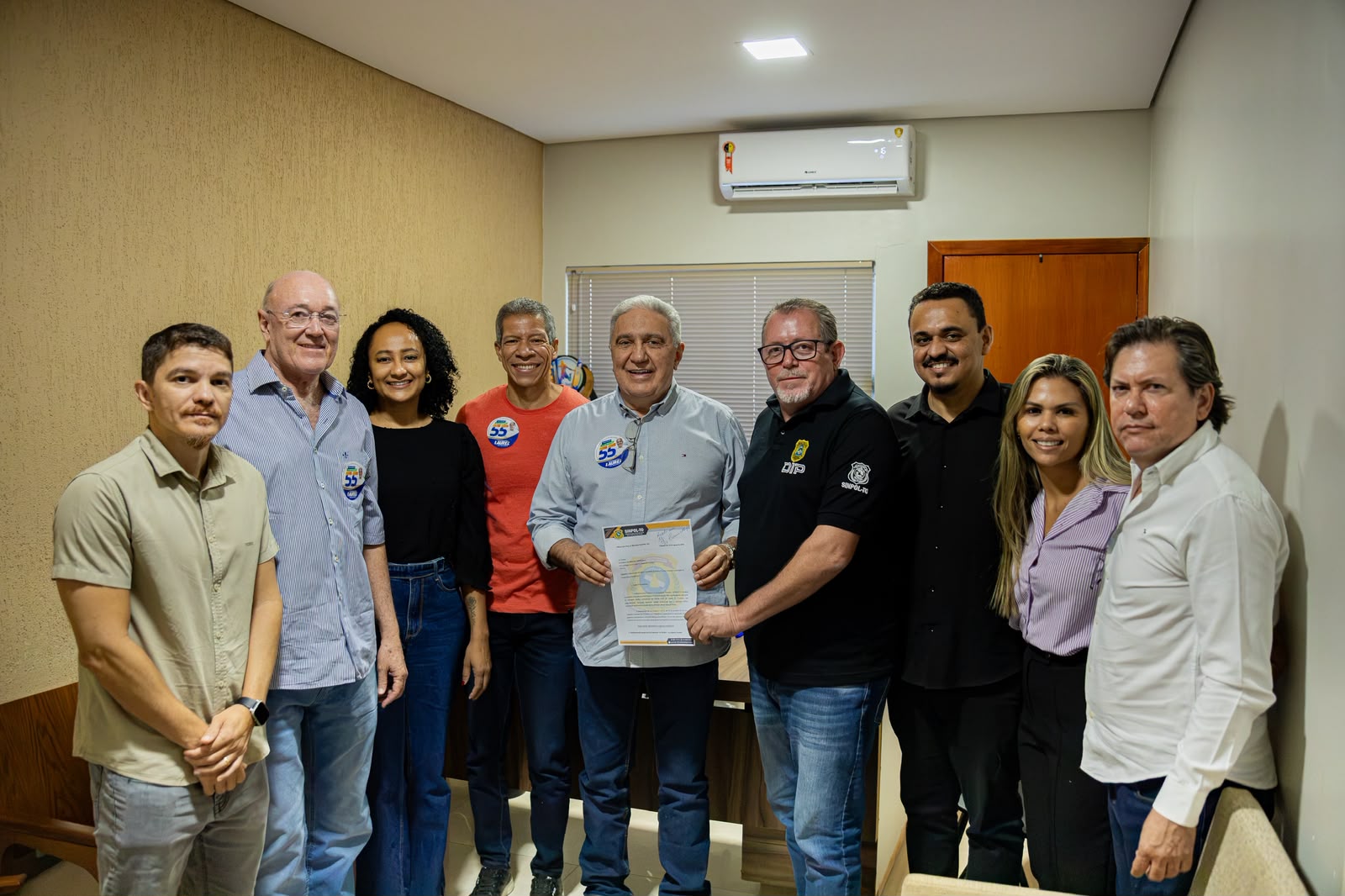 Laurez firma compromisso com a Polícia Civil e volta a defender autonomia da corporação