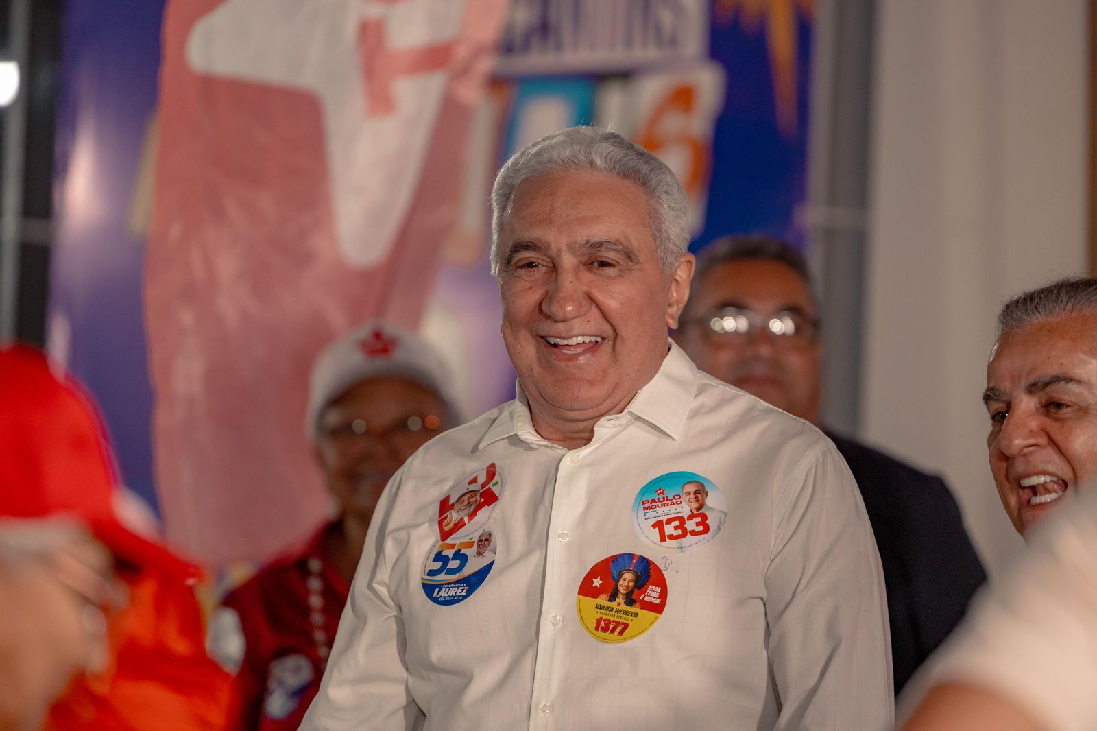Laurez Moreira propõe combate às desigualdades sociais e atenção à população mais vulnerável durante inauguração do comitê do Presidente Lula em Palmas